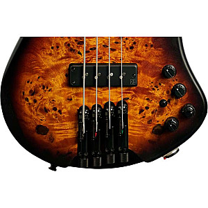 Ibanez Workshop EHB1500DEF Electric Bass Guitar, Dragon Eye Burst Flat